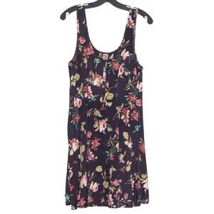Free People Dress Floral Cottage Dark Academia Retro Boho Romantic Fairy Medium